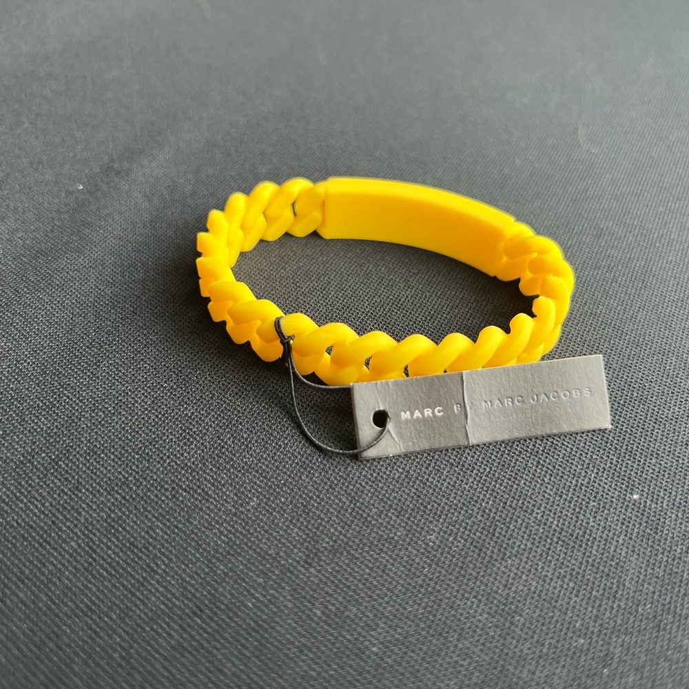 Marc Jacobs Vibrant Yellow Twisted Bracelet